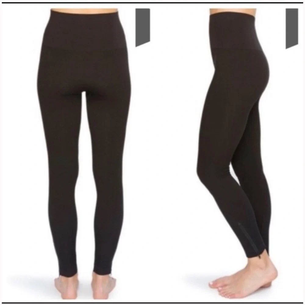 SPANX Seamless Zipper Ankle Leggings XL